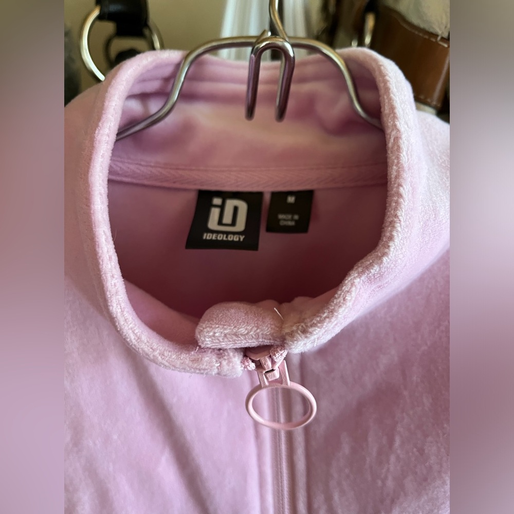 Ideology Pink Zip-Up Jacket - Picture 2 of 4